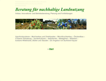 Tablet Screenshot of nachhaltige-landnutzung.de